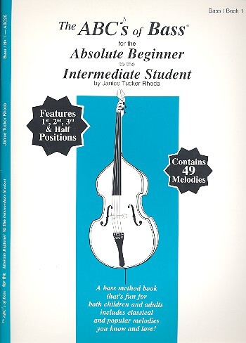 Cover: 9780825899539 | The ABCs of Bass for the absolute Beginner | Janice Tucker Rhoda