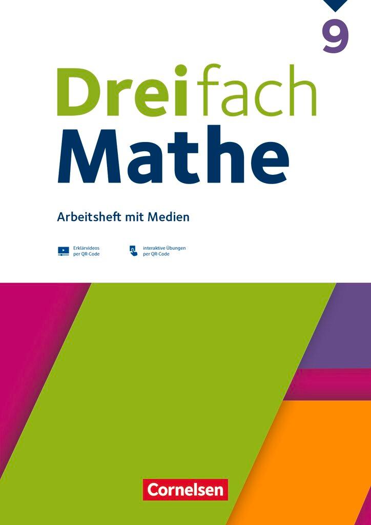 Cover: 9783060436323 | Dreifach Mathe 9. Schuljahr - Ausgabe 2021 - Arbeitsheft mit Lösungen