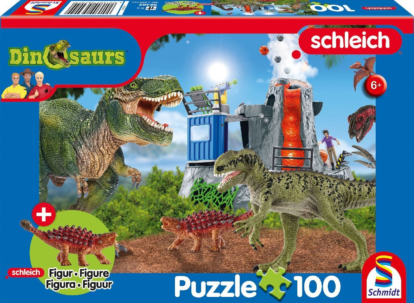 Cover: 4001504564629 | Dinosaurs, Dinosaurier der Urzeit, 100 Teile, mit Add-on (eine...
