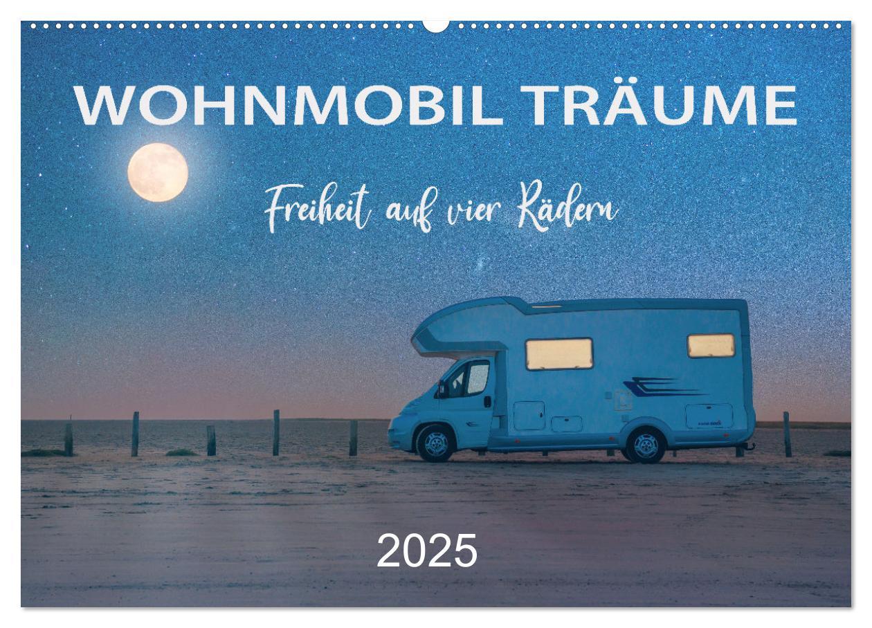 Cover: 9783383909146 | Wohnmobil Träume - Camping, Vanlife, Roadtrips (Wandkalender 2025...