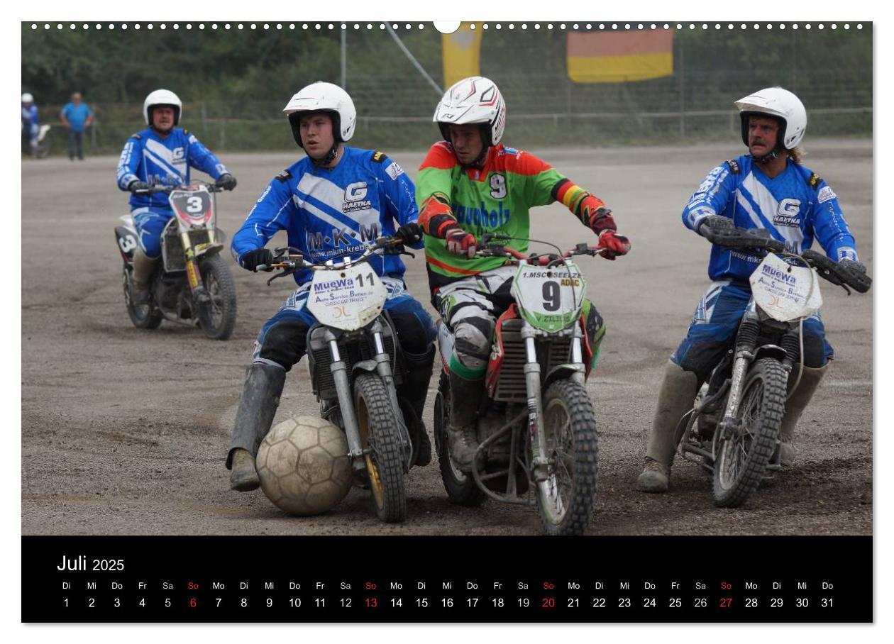 Bild: 9783435674596 | Motorsport: Motoball (Wandkalender 2025 DIN A2 quer), CALVENDO...