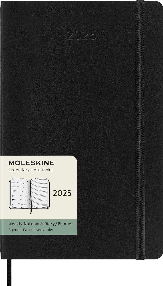 Bild: 8056999270315 | Moleskine 12 Monate Wochen Notizkalender 2025, Large/A5 | Buch | 2025