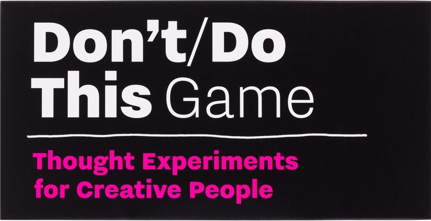 Cover: 9789063694845 | Don't/Do This - Game | Thought Experiments for Creative People | Roos