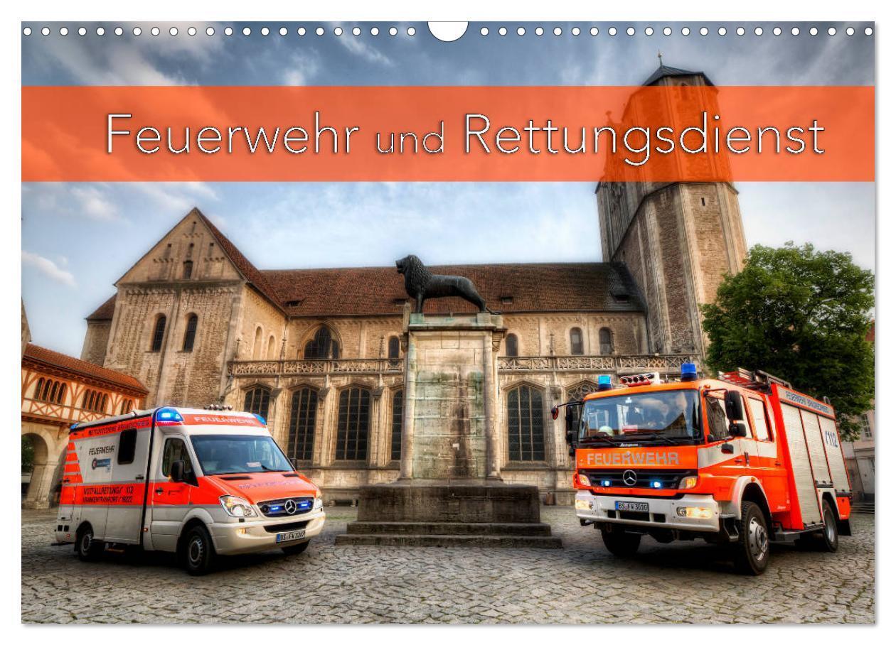 Cover: 9783675460461 | Feuerwehr und Rettungsdienst (Wandkalender 2024 DIN A3 quer),...