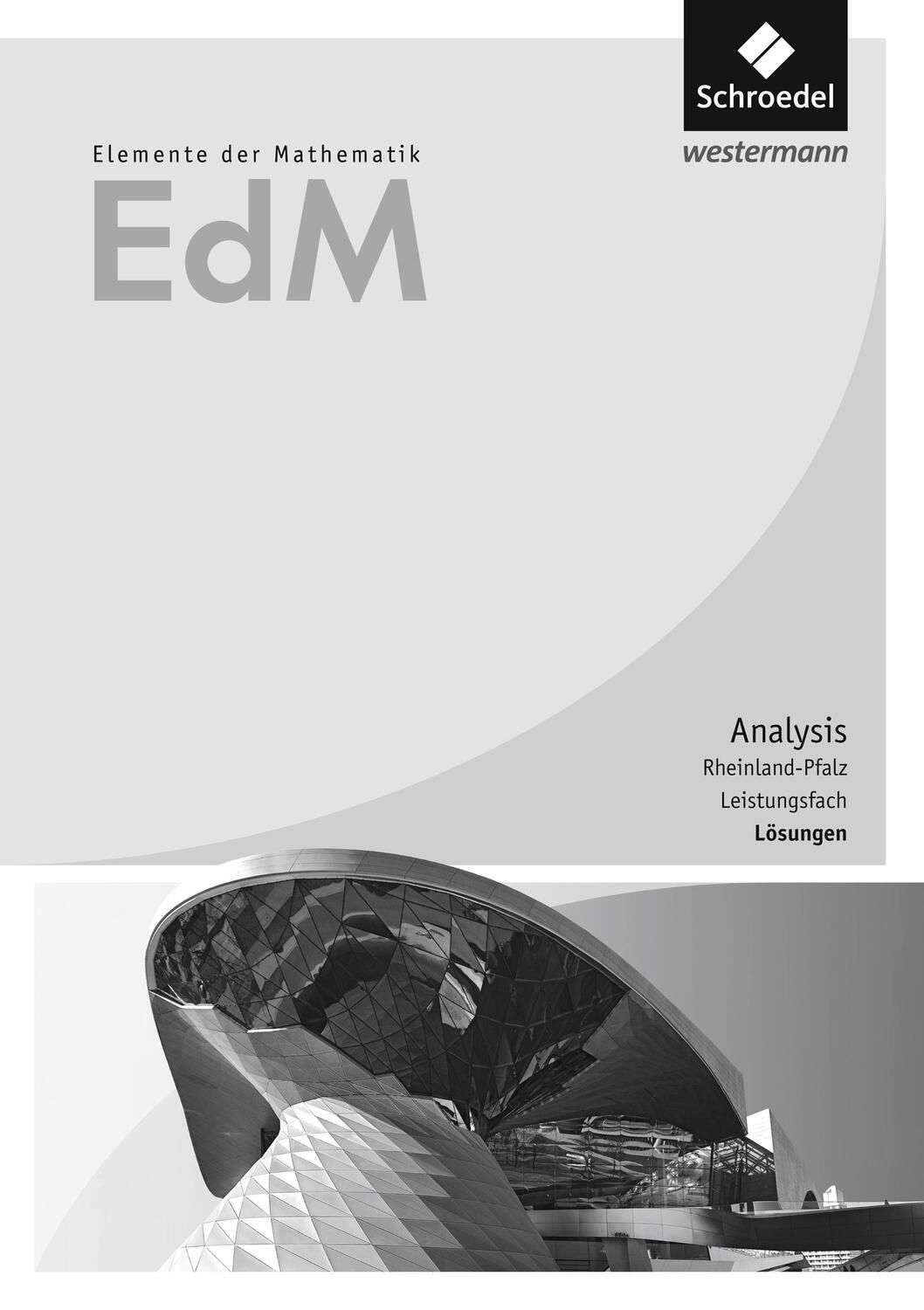 Cover: 9783507884243 | Elemente der Mathematik SII. Lösungen. Leistungsfach. Rheinland-Pfalz
