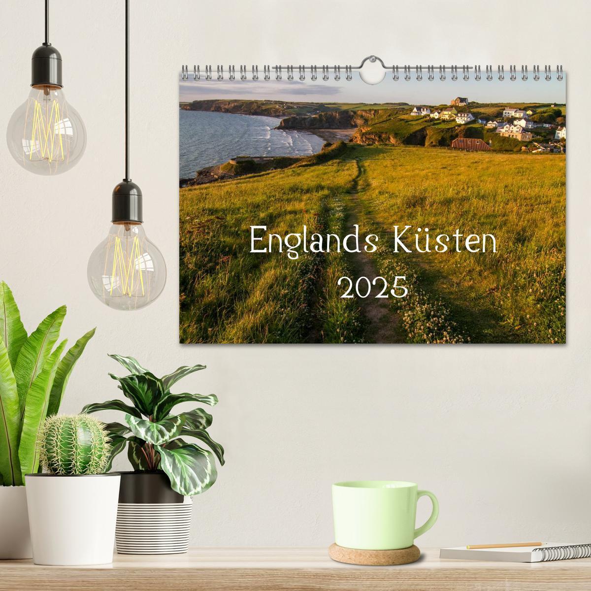 Bild: 9783435755196 | Englands Küsten 2025 (Wandkalender 2025 DIN A4 quer), CALVENDO...