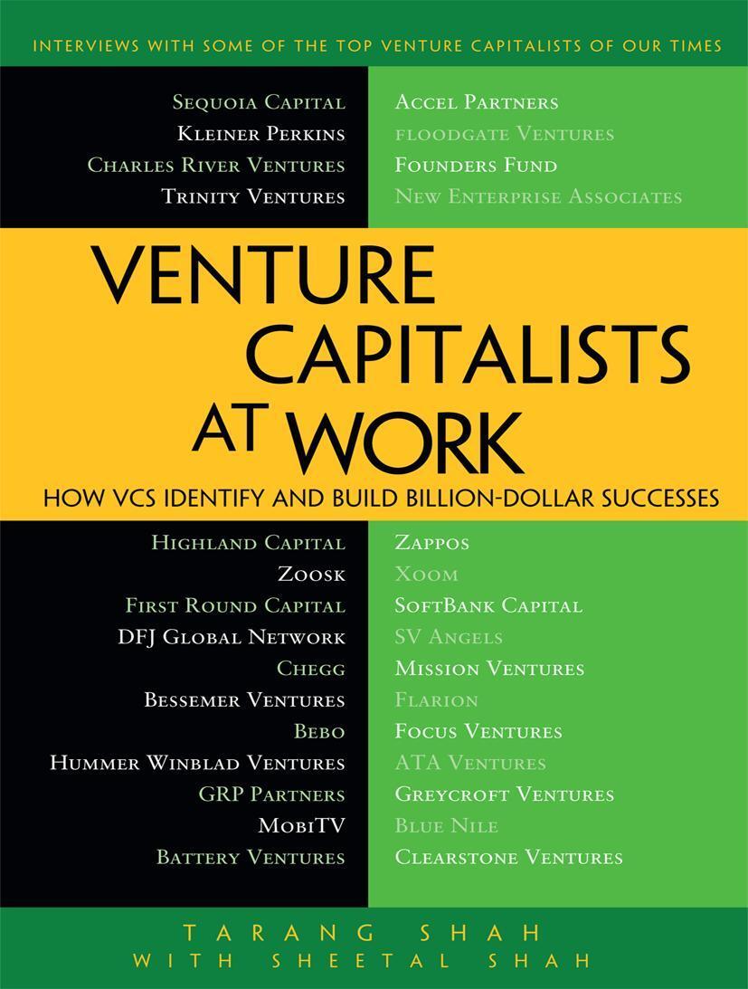 Cover: 9781430238379 | Venture Capitalists at Work | Tarang Shah (u. a.) | Taschenbuch | 2011