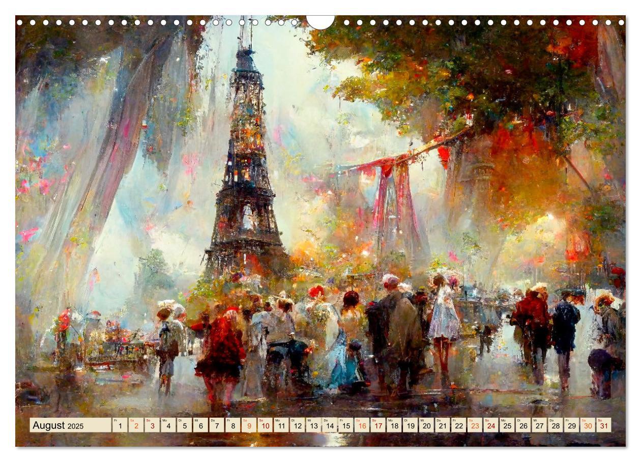 Bild: 9783383915857 | Paris - impressionistische Eindrücke (Wandkalender 2025 DIN A3...