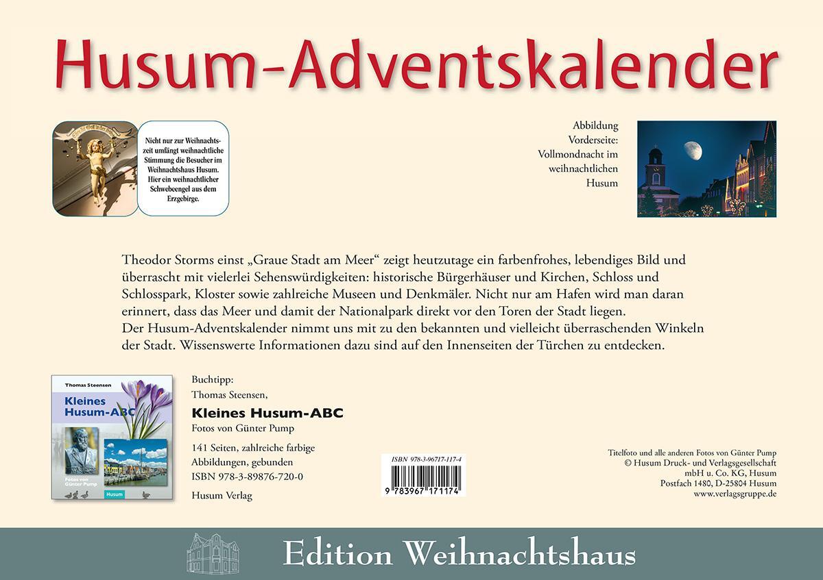 Rückseite: 9783967171174 | Husum-Adventskalender | Adventskalender mit Erläuterungen | Pump