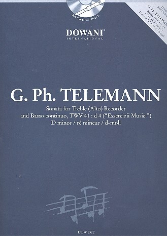 Cover: 9783905477696 | Sonata in d-moll TWV 41 :d 4 | Essercizii Musici | Telemann | 2007