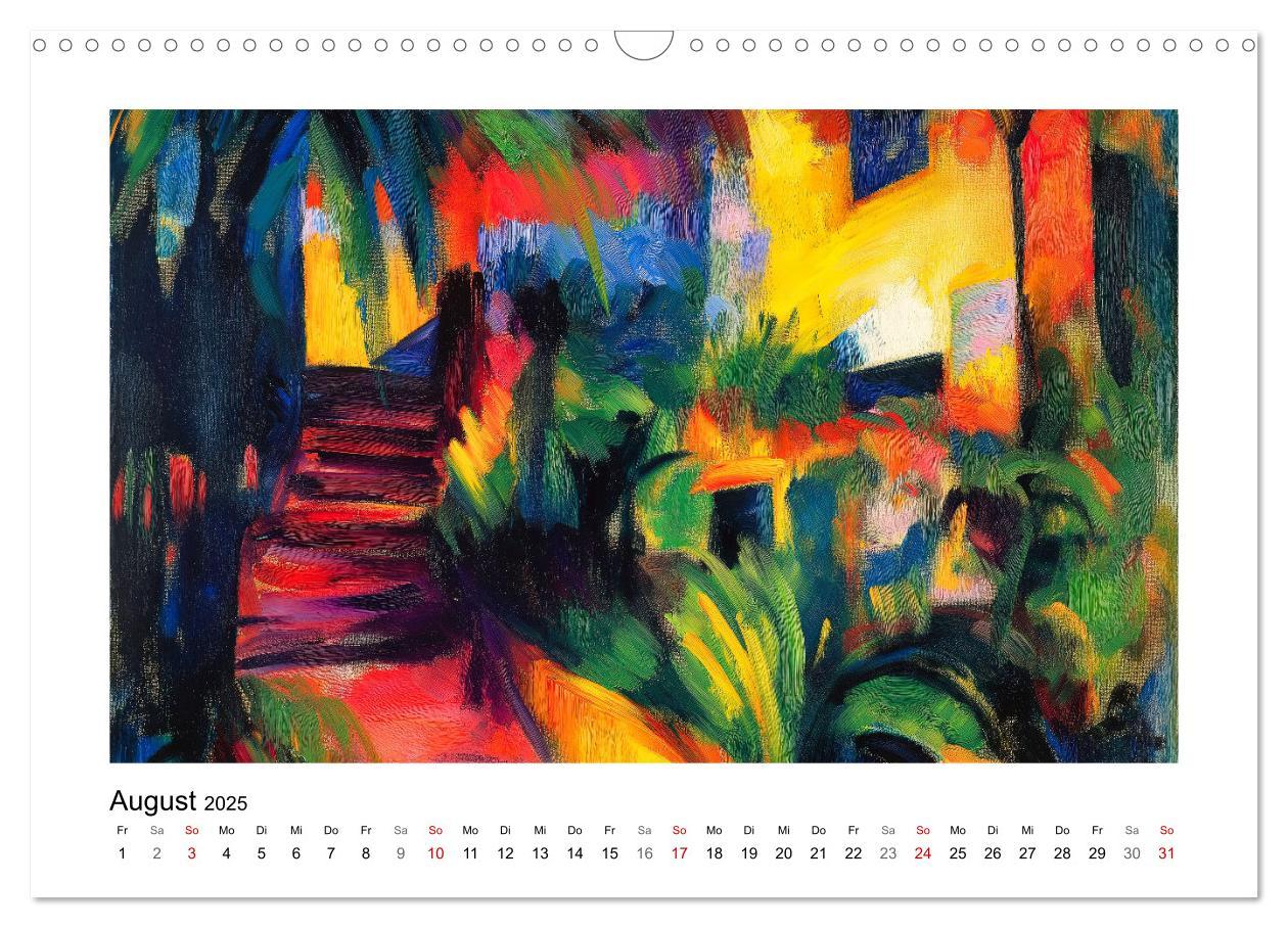 Bild: 9783457238158 | Expressionistisch durchs Jahr (Wandkalender 2025 DIN A3 quer),...