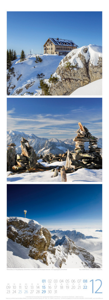 Bild: 9783838424217 | Bergzeit Triplet-Kalender 2024 | Ackermann Kunstverlag | Kalender