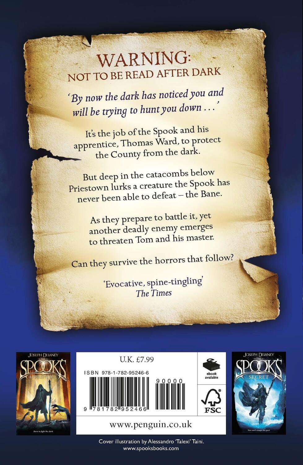 Rückseite: 9781782952466 | The Spook's Curse | Book 2 | Joseph Delaney | Taschenbuch | Englisch