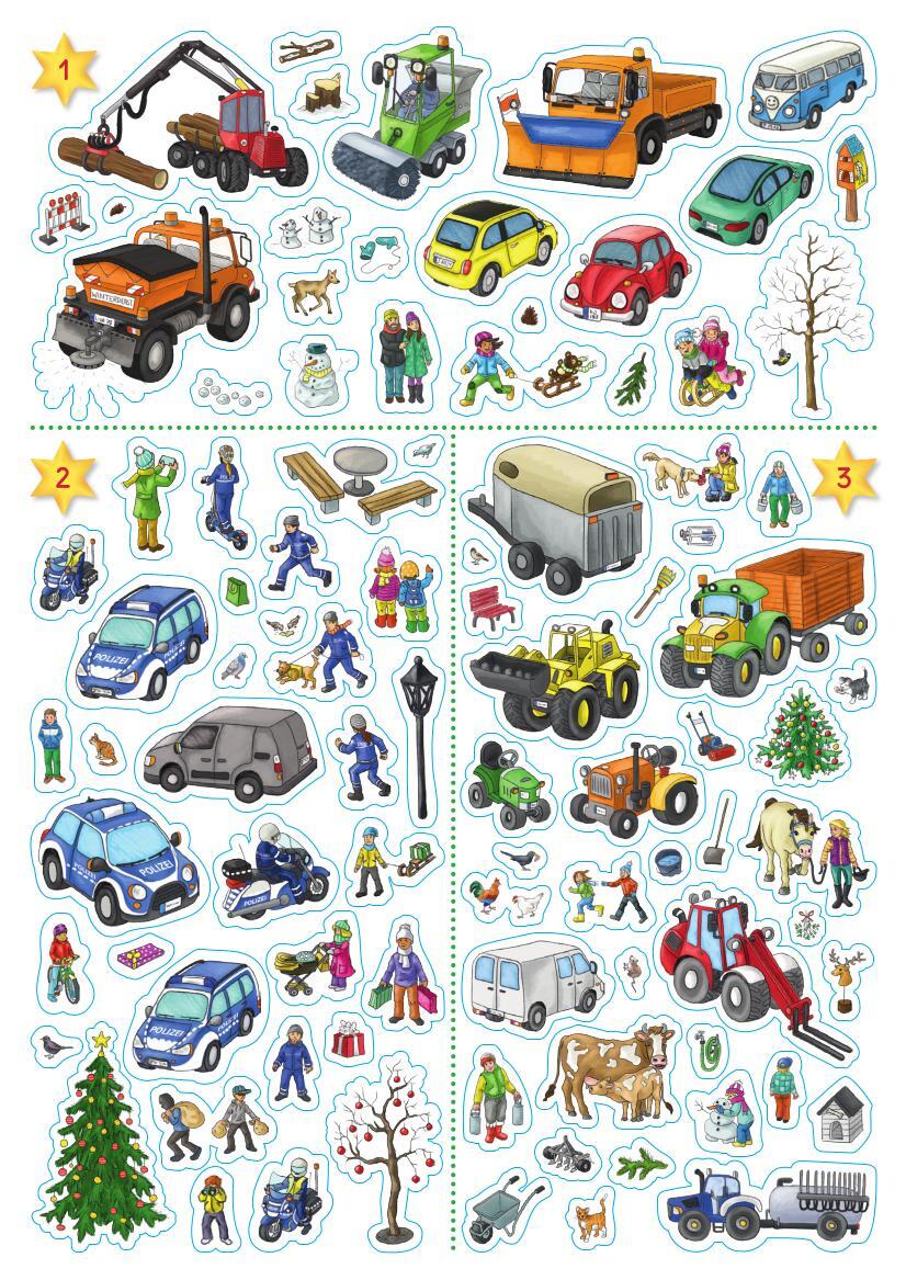 Bild: 9783780618320 | Mein Sticker-Adventskalender | Laura Lamping | Broschüre | 36 S.