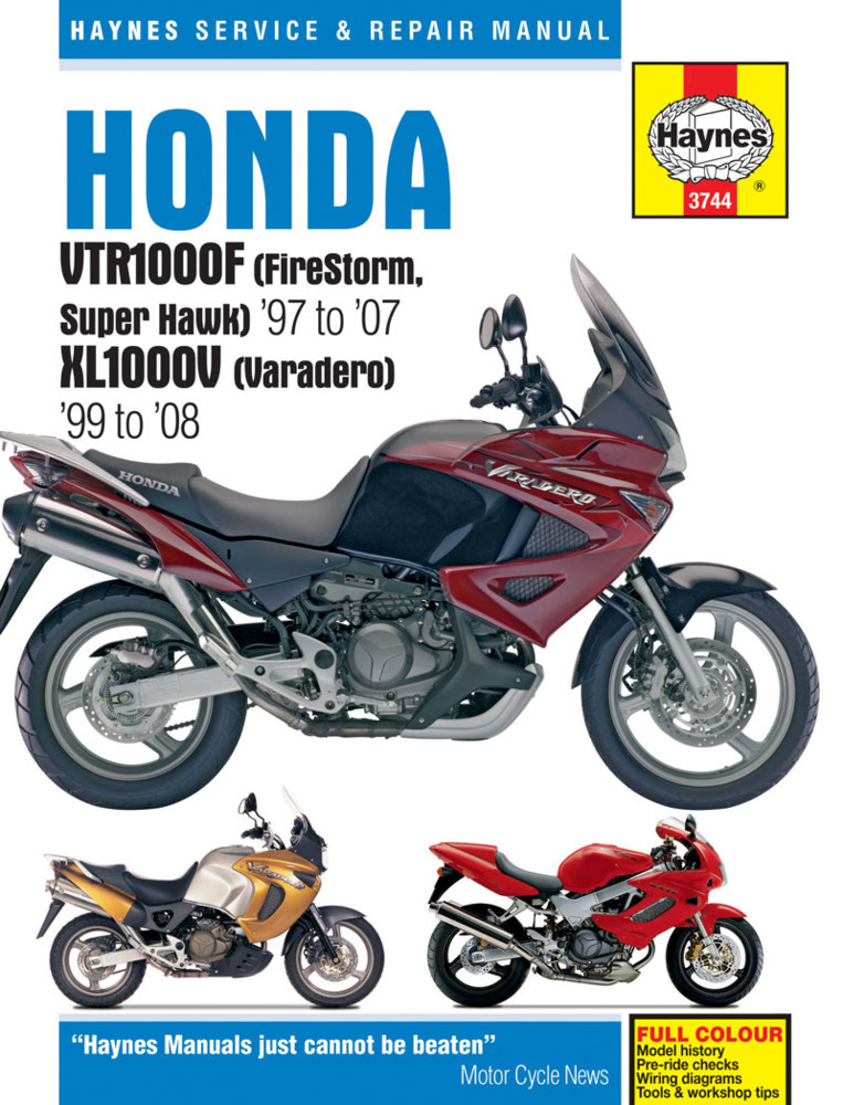 Cover: 9781785210129 | Honda VTR1000F (FireStorm, Super Hawk) (97 - 07) & XL1000V...