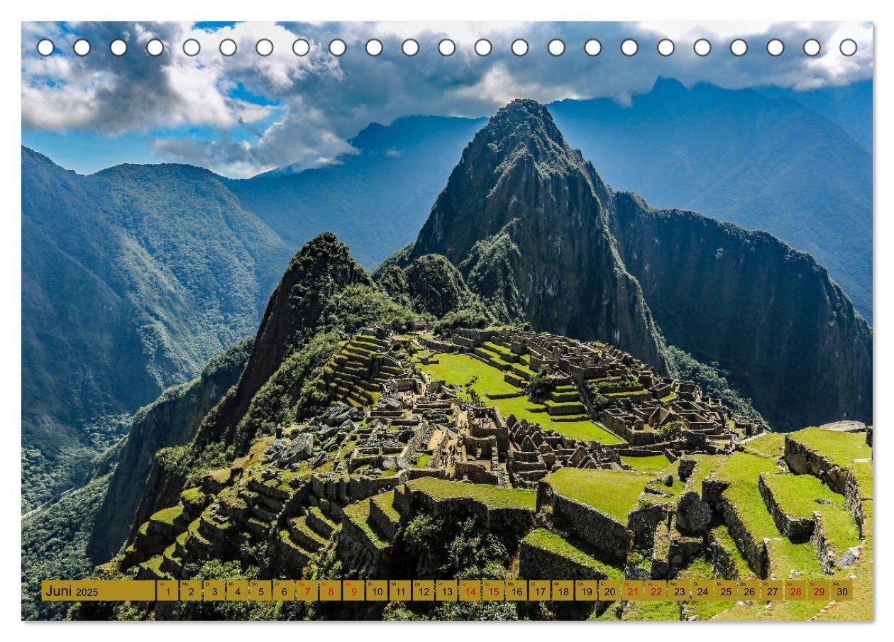 Bild: 9783435363438 | Urlaub in Peru (Tischkalender 2025 DIN A5 quer), CALVENDO...