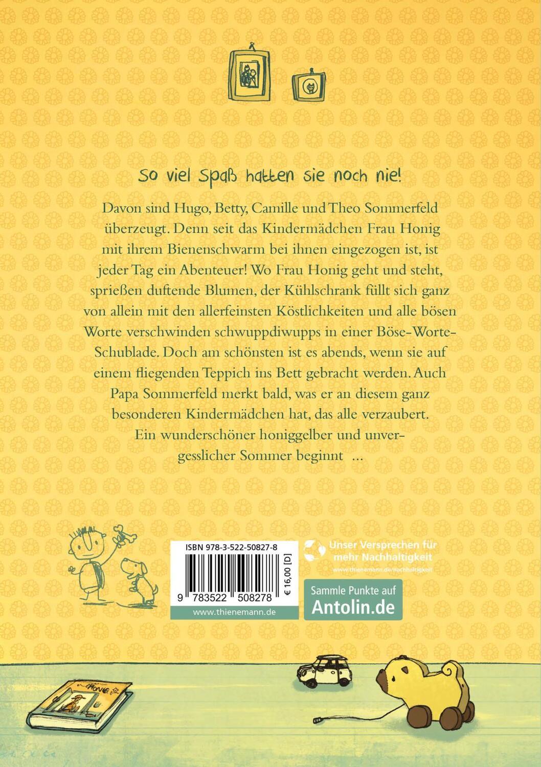 Rückseite: 9783522508278 | Frau Honig: Und plötzlich war Frau Honig da | Sabine Bohlmann | Buch