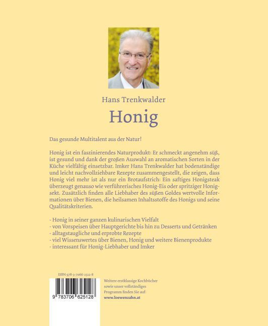 Bild: 9783706625128 | Honig | Die besten Rezepte | Hans Trenkwalder | Buch | 2012