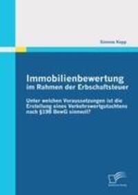 Cover: 9783842869738 | Immobilienbewertung im Rahmen der Erbschaftsteuer: Unter welchen...