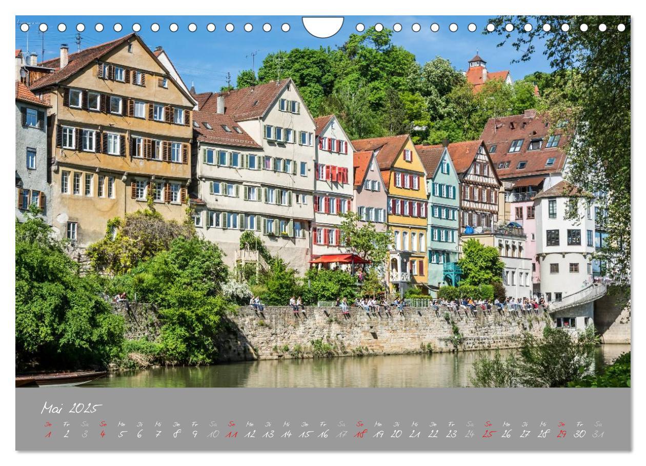 Bild: 9783435571796 | Zwölf Monate in Tübingen (Wandkalender 2025 DIN A4 quer), CALVENDO...