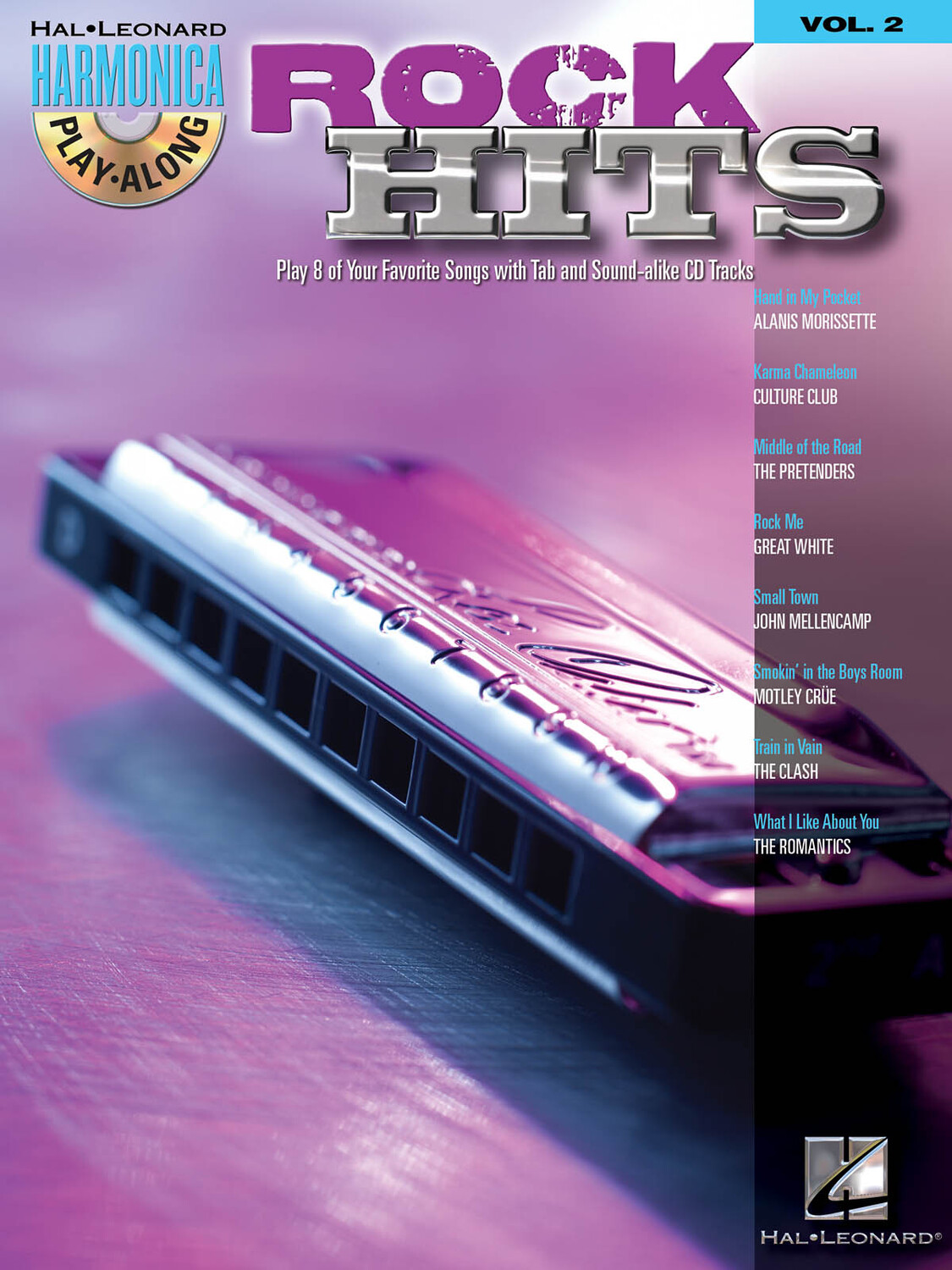 Cover: 884088126773 | Rock Hits | Harmonica Play-Along Volume 2 | Harmonica Play-Along