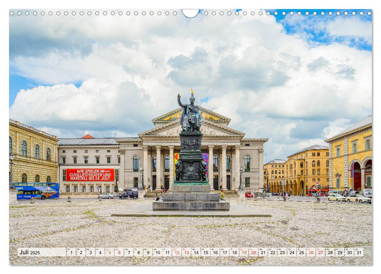 Bild: 9783435211555 | München Impressionen (Wandkalender 2025 DIN A3 quer), CALVENDO...