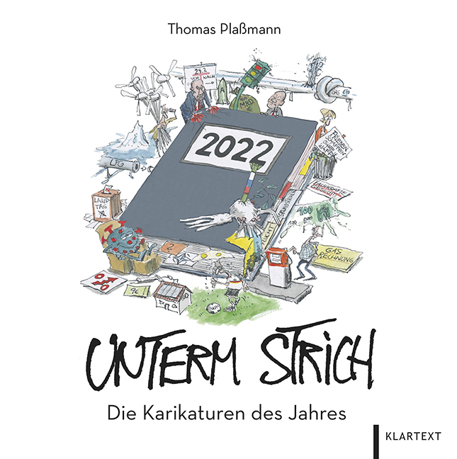 Cover: 9783837525120 | Unterm Strich 2022 | Die Karikaturen des Jahres | Buch | 128 S. | 2022