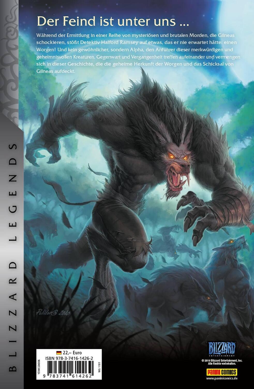 Rückseite: 9783741614262 | World of Warcraft - Graphic Novel | Der Fluch der Worgen | Buch | 2019