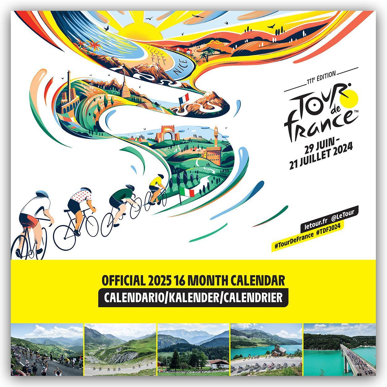 Cover: 9781835273197 | Tour de France 2025 - Wandkalender | Danilo Promotion Ltd | Kalender