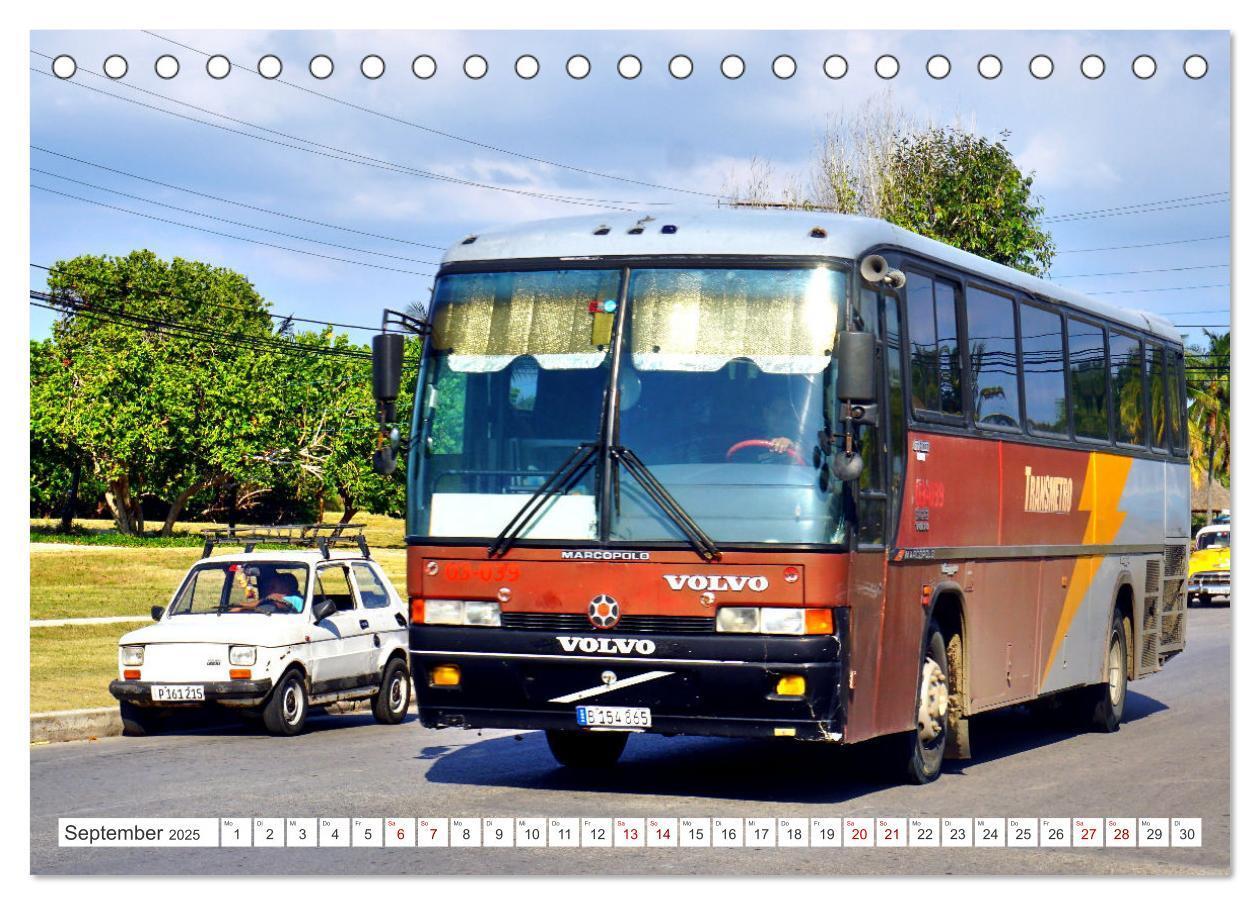 Bild: 9783457197004 | Omnibus-Welt - Autobusse in Kuba (Tischkalender 2025 DIN A5 quer),...