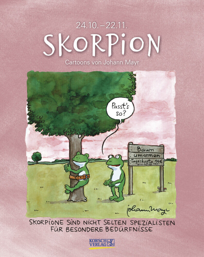 Cover: 9783731869504 | Skorpion 2024 | Korsch Verlag | Kalender | Spiralbindung | 13 S.