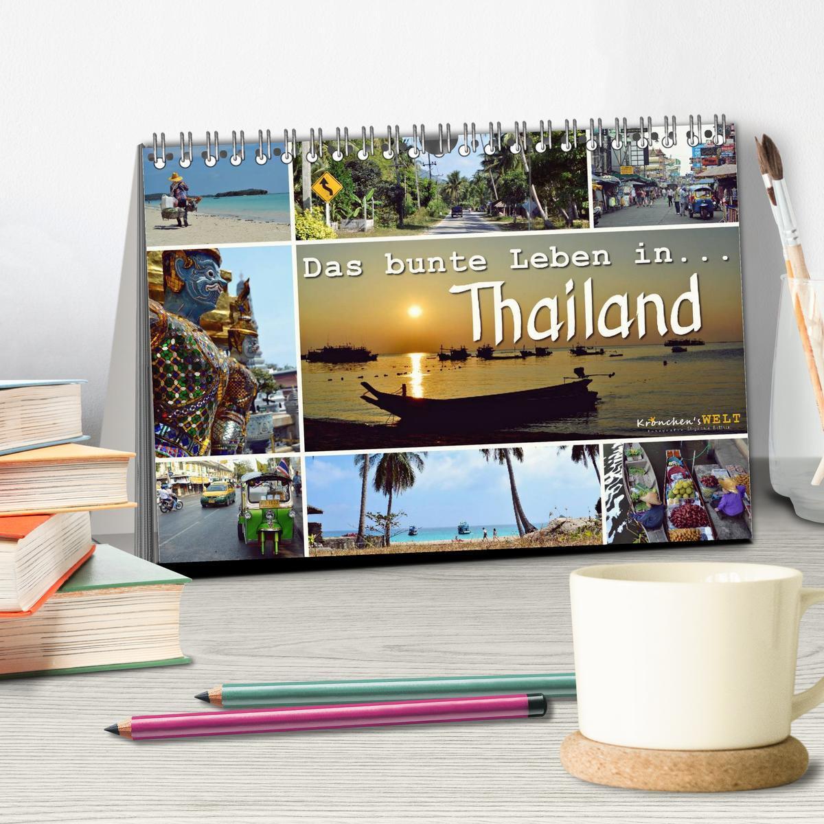 Bild: 9783435669042 | Das bunte Leben in Thailand (Tischkalender 2025 DIN A5 quer),...