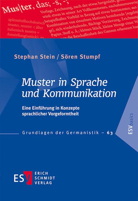 Cover: 9783503181834 | Muster in Sprache und Kommunikation | Stephan Stein (u. a.) | Buch