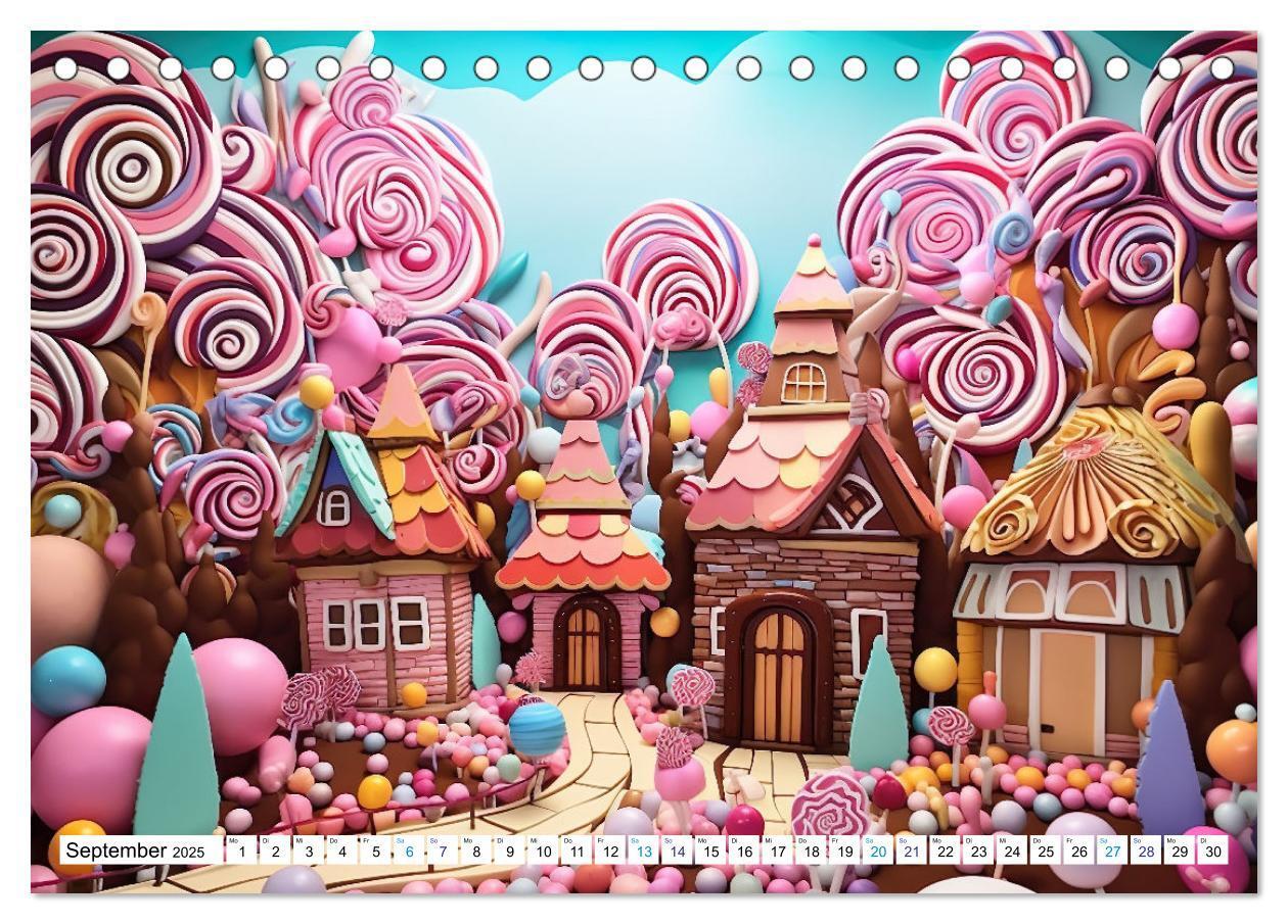 Bild: 9783383814747 | Zuckerträume im Candyland (Tischkalender 2025 DIN A5 quer),...