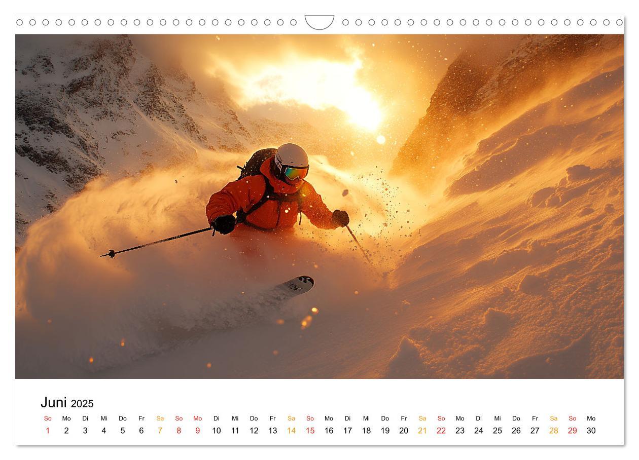 Bild: 9783457226483 | Kufen, Ski &amp; Snowboard (Wandkalender 2025 DIN A3 quer), CALVENDO...