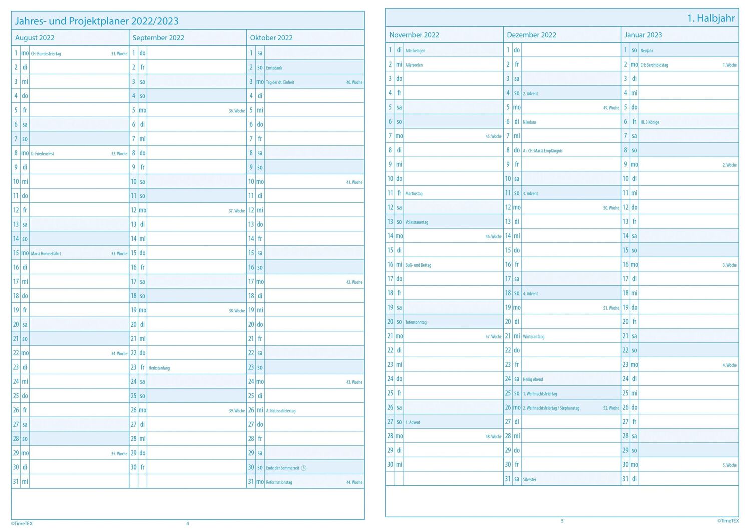 Bild: 4055218105005 | Universal-Schulplaner A4-Plus 2024/2025 | Buch | 198 S. | Deutsch