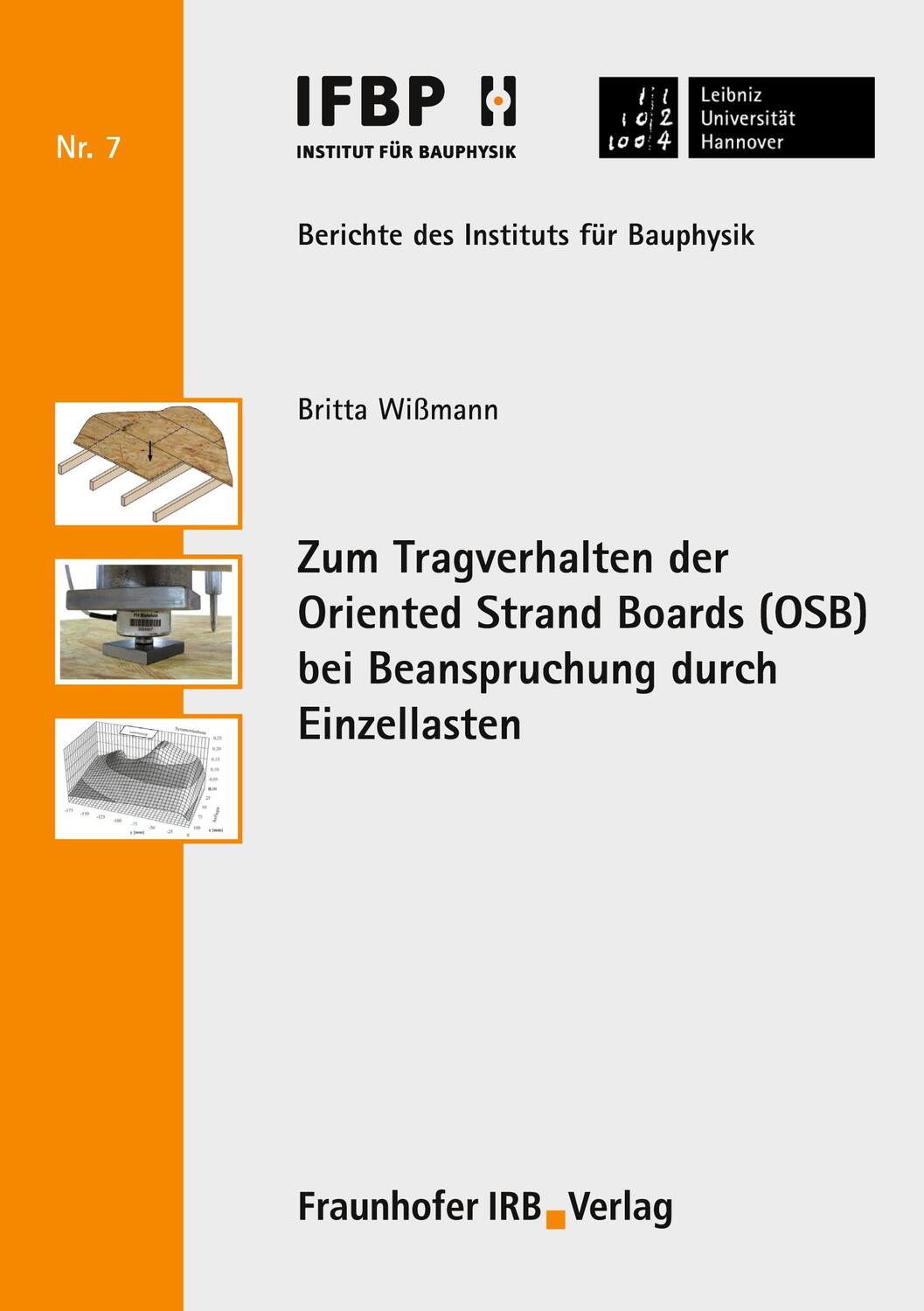 Cover: 9783816789574 | Zum Tragverhalten der Oriented Strand Boards (OSB) bei...