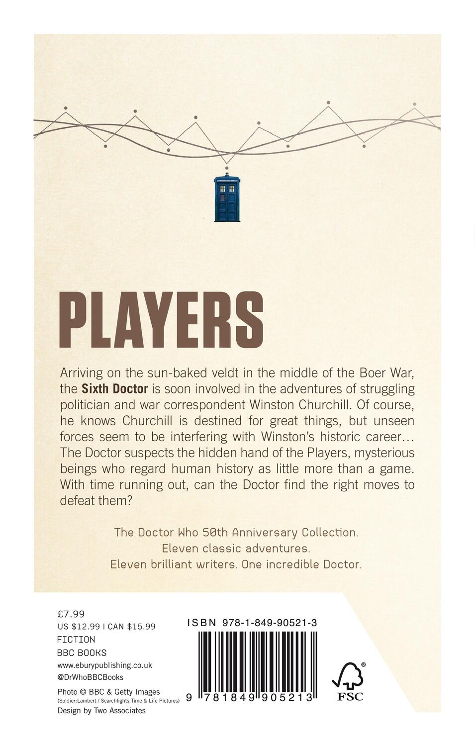 Rückseite: 9781849905213 | Doctor Who: Players | 50th Anniversary Edition | Terrance Dicks | Buch