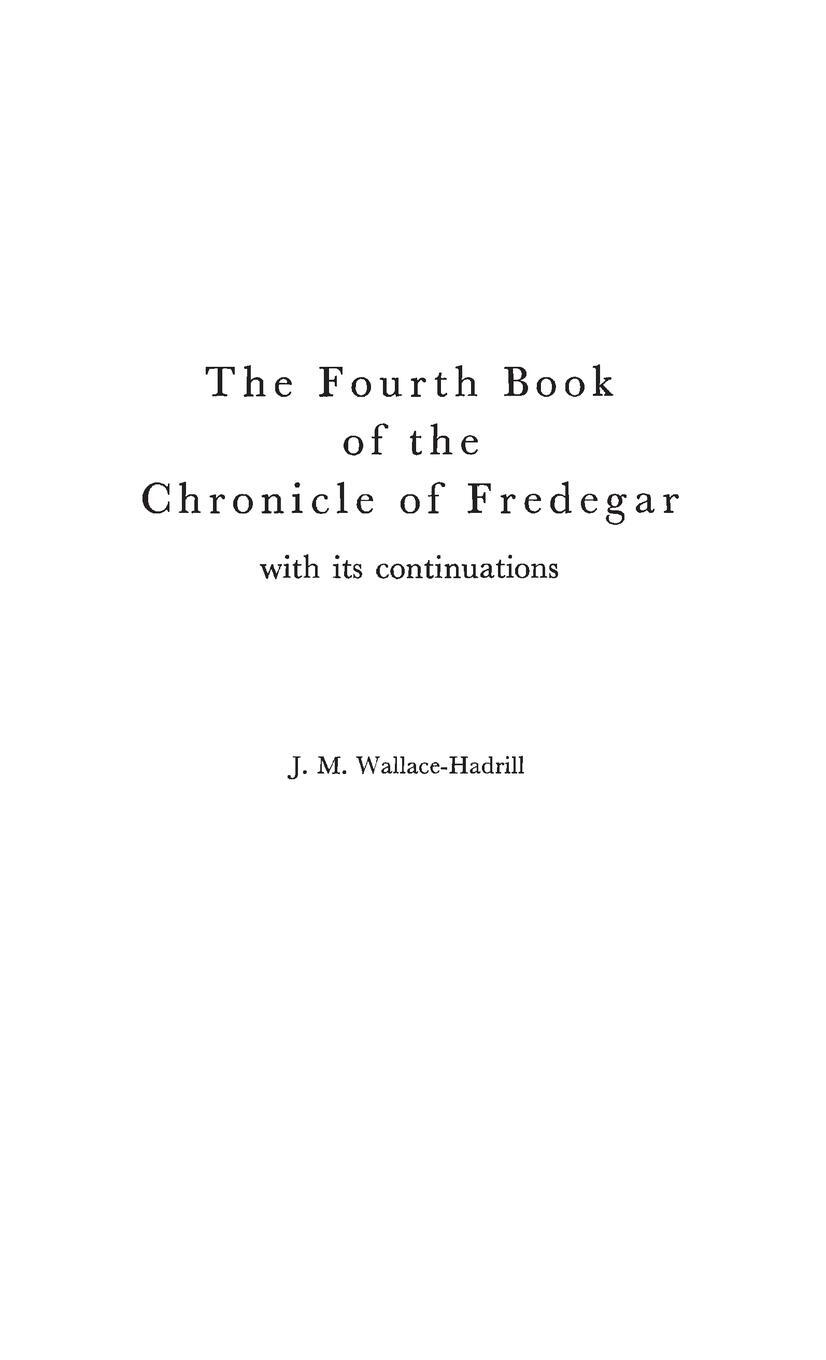 Cover: 9780313227417 | The Fourth Book of the Chronicle of Fredegar | With its Continuations.