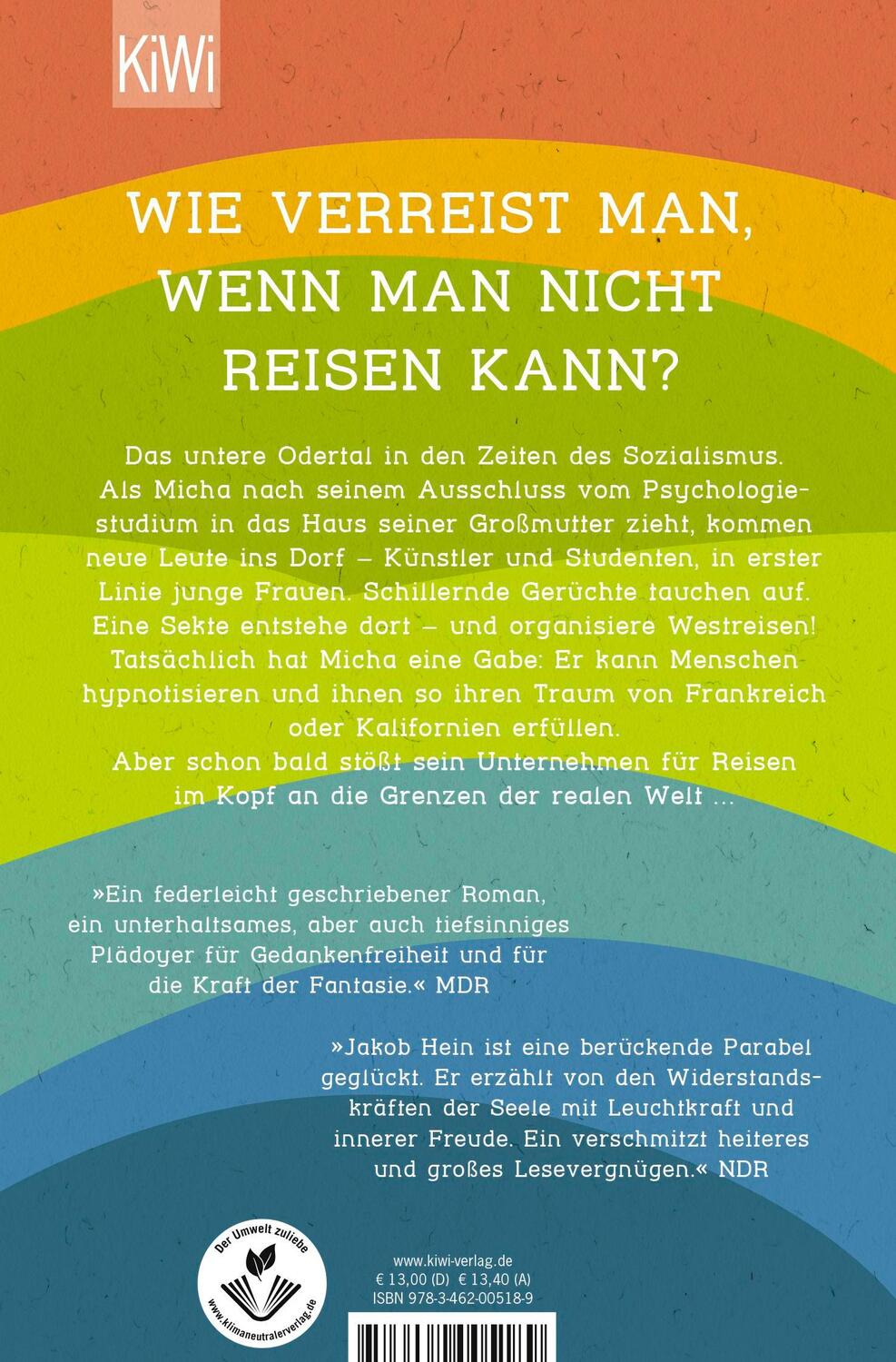 Rückseite: 9783462005189 | Der Hypnotiseur oder Nie so glücklich wie im Reich der Gedanken | Hein