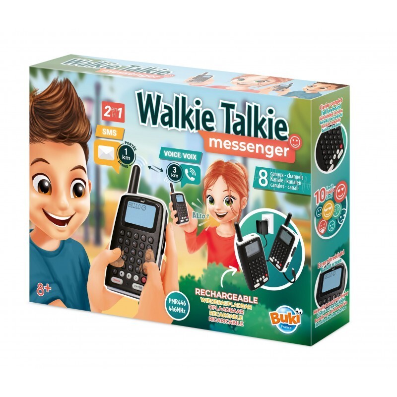 Cover: 3700802104186 | Buki TW04 - Walkie Talkie Messenger, Doppelfunktion: Sprache + SMS...