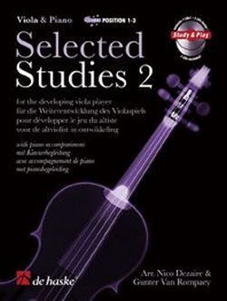 Cover: 9789043124638 | Selected Studies 2 | for the developping viola player | Buch + CD