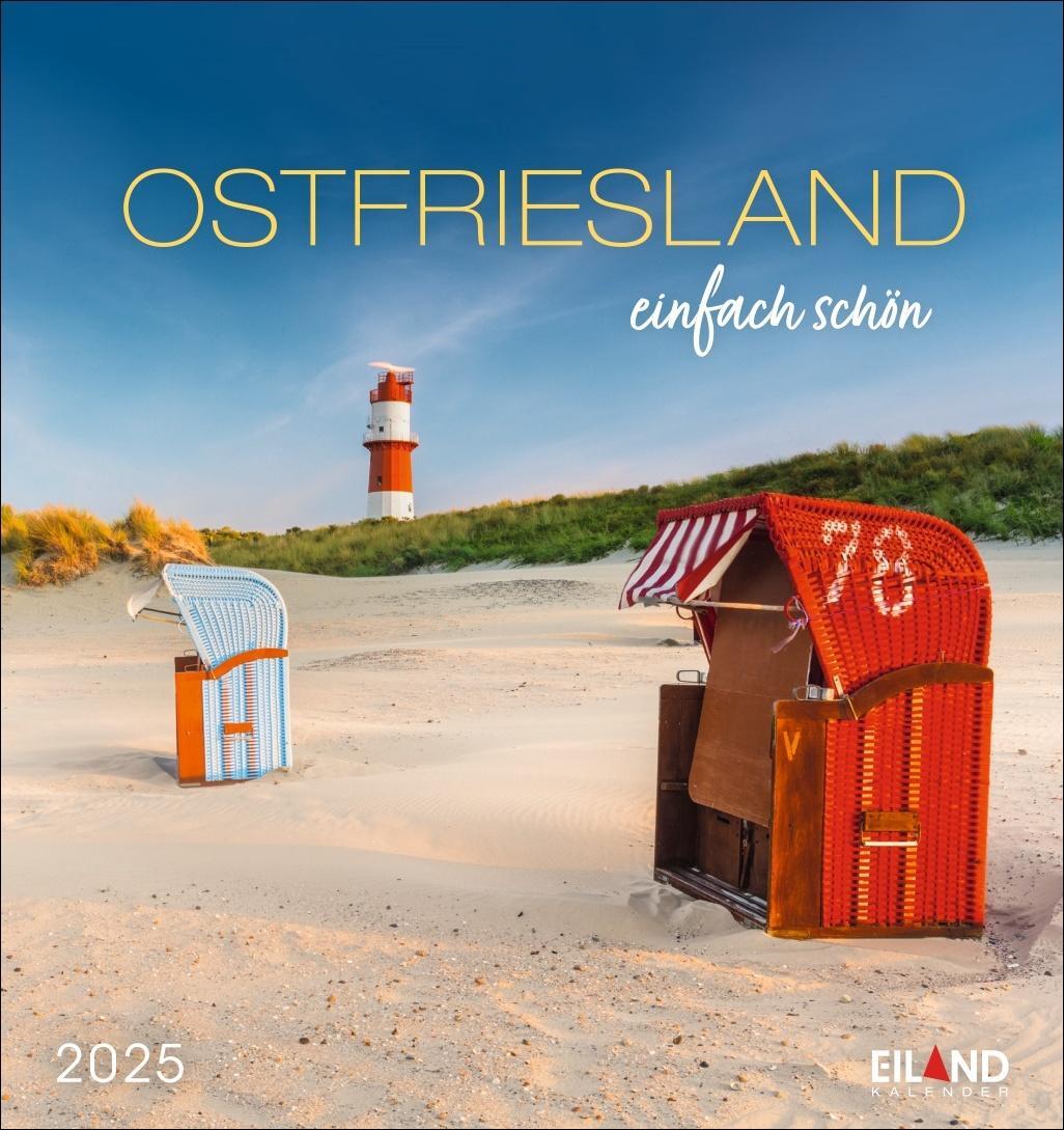 Cover: 9783964023315 | Ostfriesland Postkartenkalender 2025 - einfach schön | Eiland | 13 S.
