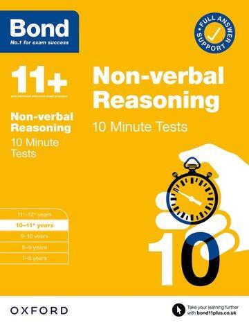 Cover: 9780192778406 | Bond 11+: Bond 11+ 10 Minute Tests Non-verbal Reasoning 10-11...