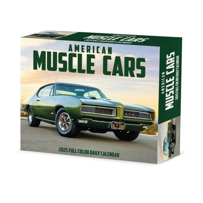 Cover: 9781549240584 | American Muscle Cars 2025 6.2 X 5.4 Box Calendar | Willow Creek Press