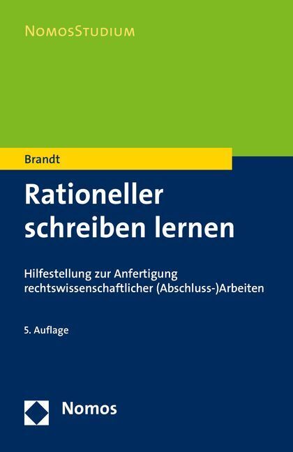 Cover: 9783848723256 | Rationeller schreiben lernen | Edmund Brandt | Taschenbuch | 164 S.