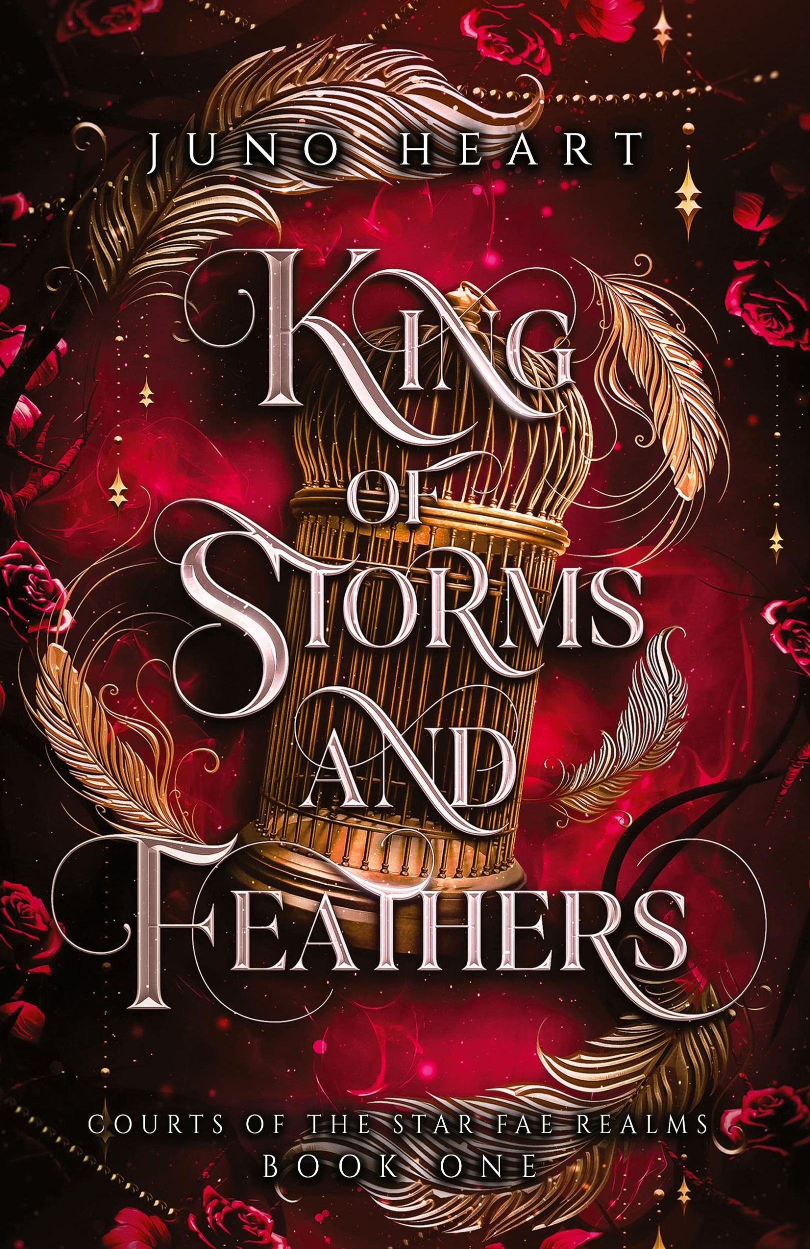 Cover: 9780645624274 | King of Storms and Feathers | A Dark Fae Fantasy Romance | Juno Heart