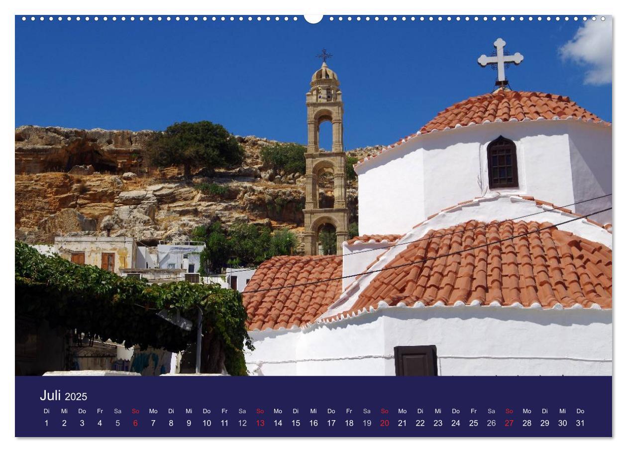 Bild: 9783435668144 | Rhodos mit Lindos und Symi (Wandkalender 2025 DIN A2 quer),...