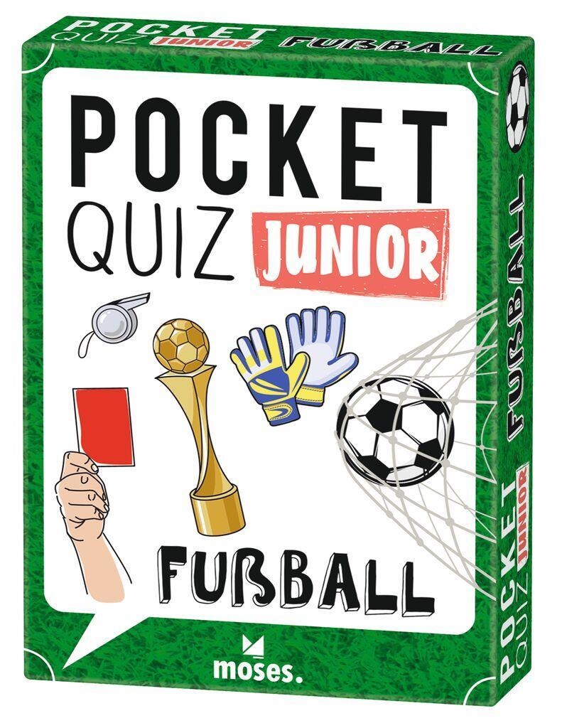 Cover: 9783964552976 | Pocket Quiz junior Fußball | Matthias Leo Webel | Spiel | Deutsch