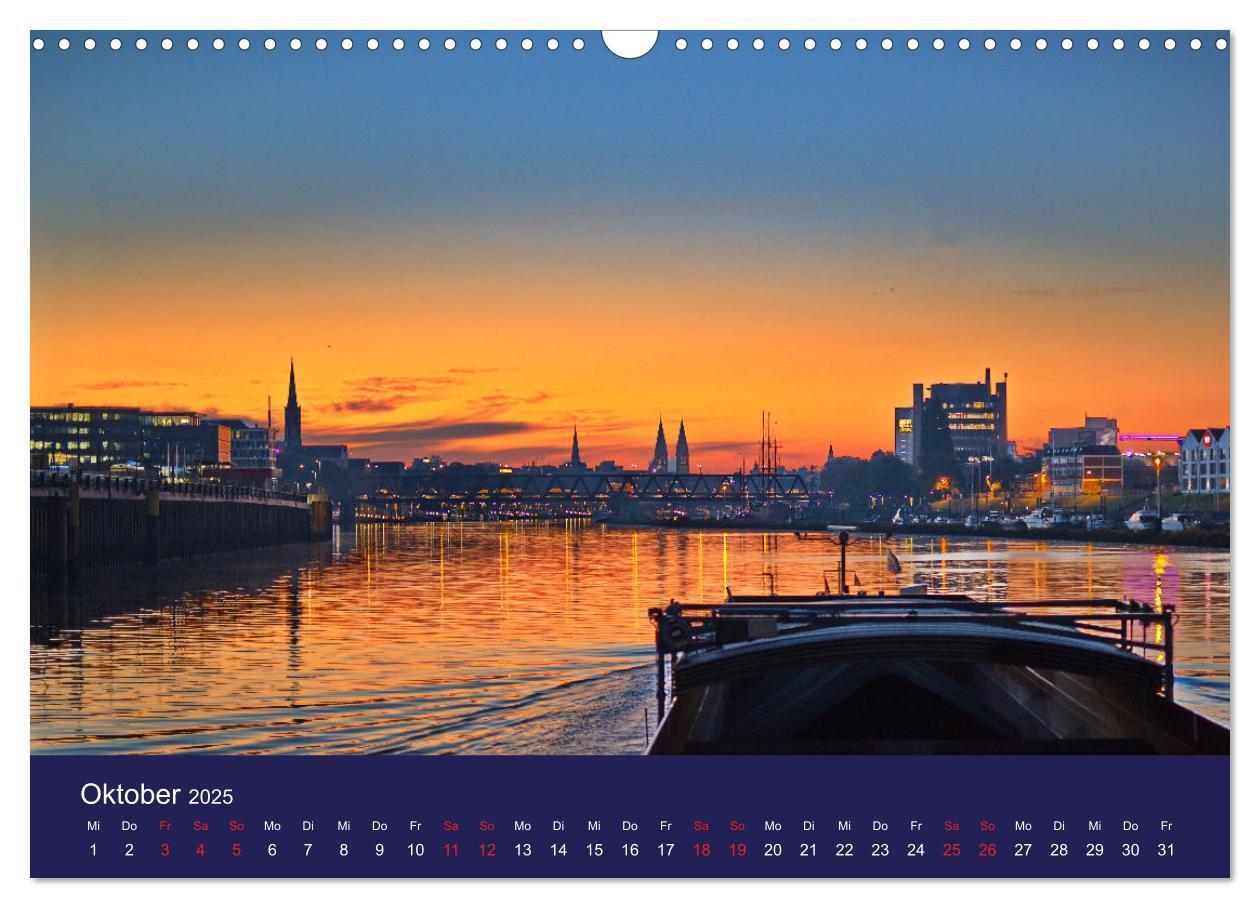 Bild: 9783457160206 | Weser-Impressionen (Wandkalender 2025 DIN A3 quer), CALVENDO...